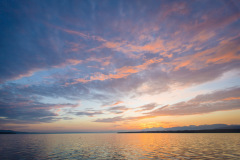 Le matin sur le fleuve St-Laurent